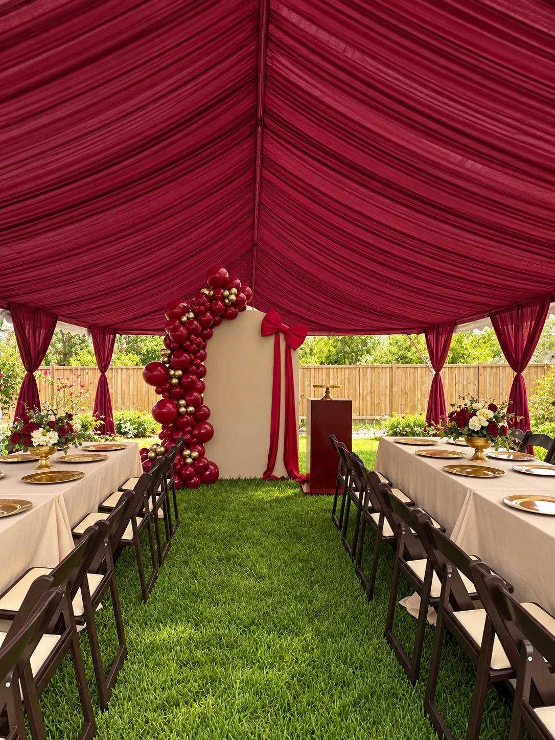 Full Ceiling Draping