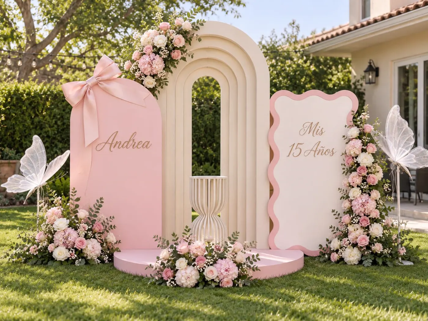 Quinceañera Backdrop