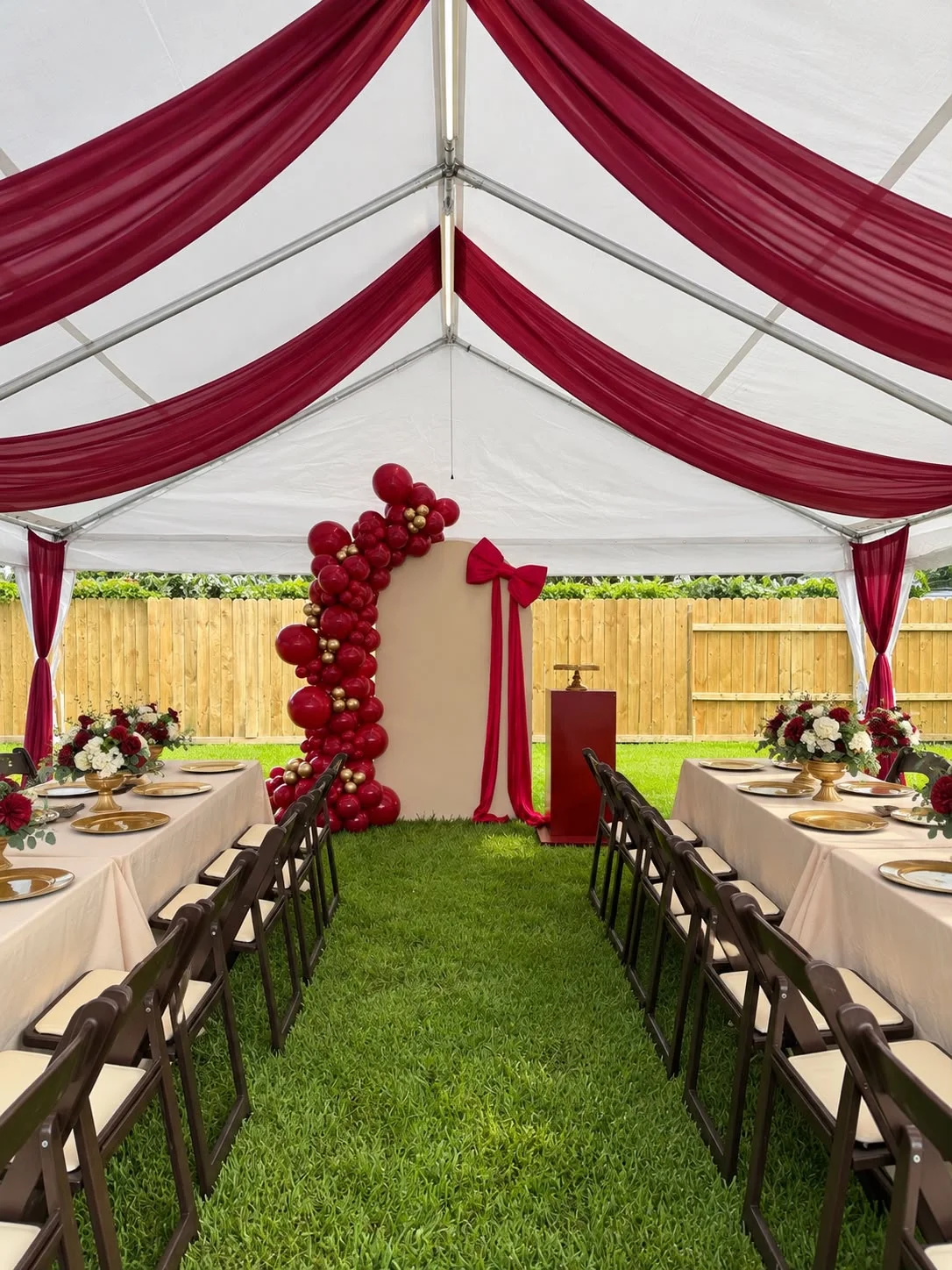 Semi Ceiling Draping