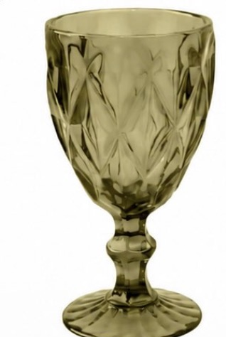 Olive Green Vintage Goblet rental – Glassware – Risitas Party Rentals Houston