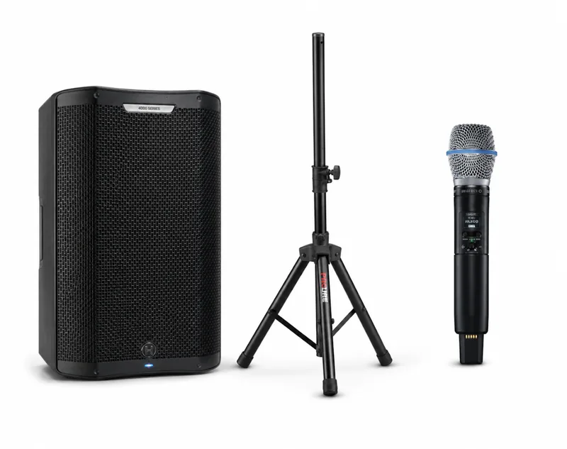 Speaker & Microphone Set rental – Extras & Add-ons – Risitas Party Rentals Houston