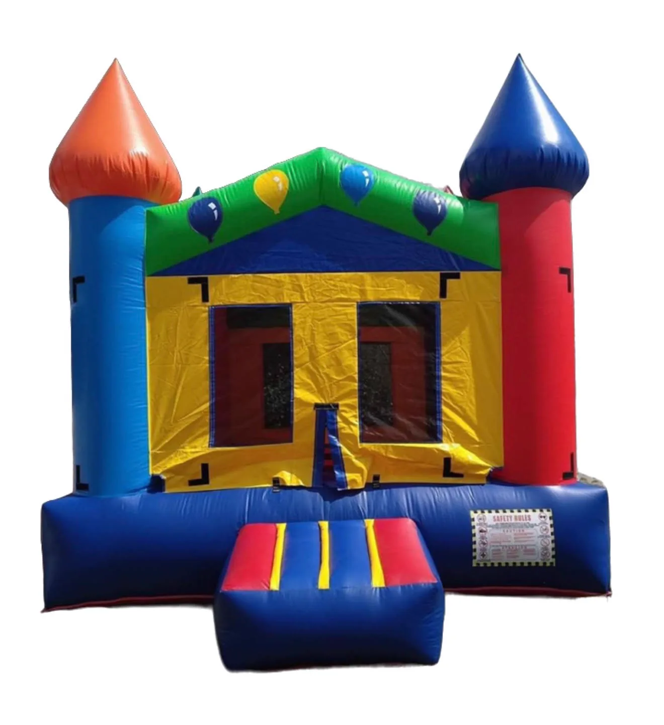 Balloon Castle Bounce House – Risitas Party Rentals Houston