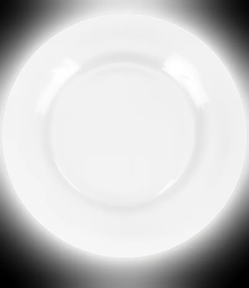 Clear Glass Dinner Plate rental – Dinnerware & Placemats – Risitas Party Rentals Houston