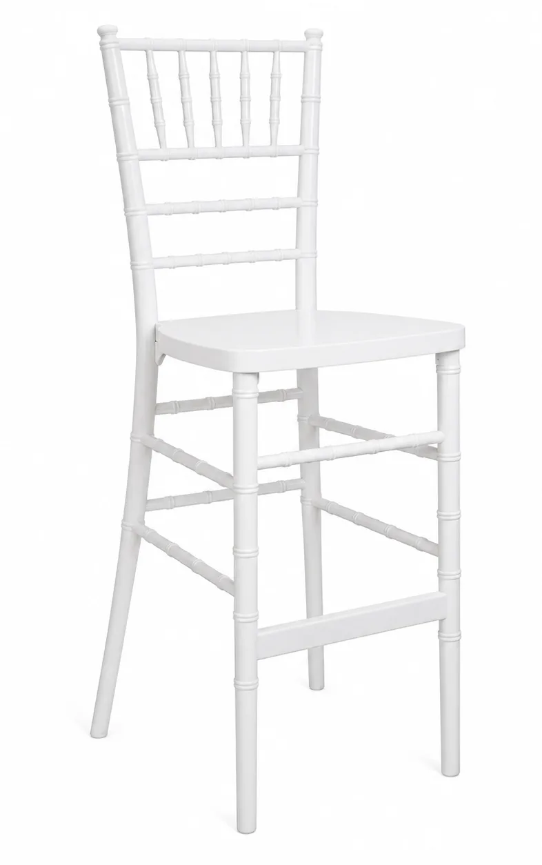 White Chiavari Bar Stool rental – Bar Stools – Risitas Party Rentals Houston